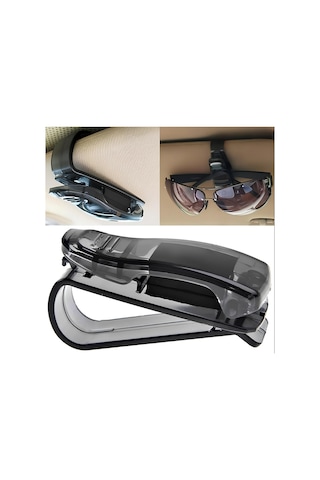 Oto Araç İçi Araba Gözlük Tutucu Mandal Klips Araba Güneş Gözlüğü