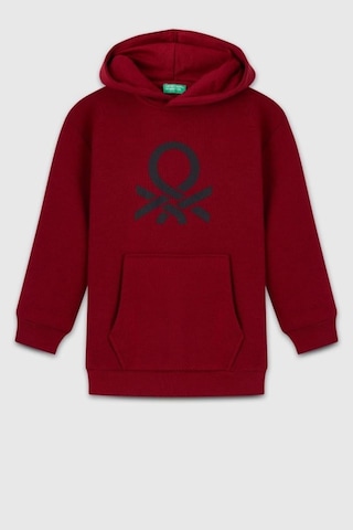 United Colors Of Benetton Erkek Çocuk Bnt-b23341 Sweatshirt Bordo-2127 Bordo