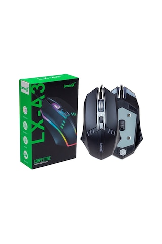 Lennox LX-A3 Kablolu RGB Optik Oyuncu Mouse