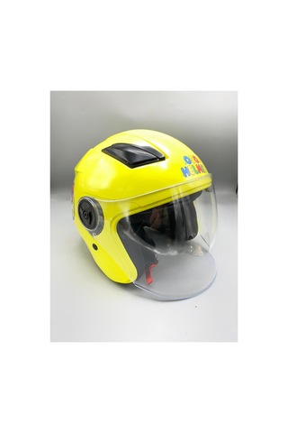 Açık Kask Çocuk Sarı