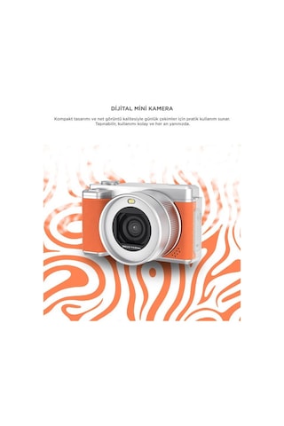 Torima CMR45 Dijital Mini Fotoğraf Video Kamera Turuncu