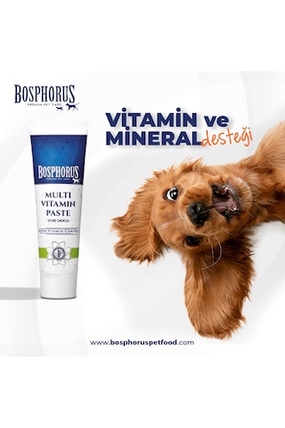 Bosphorus Köpekler İçin Multivitamin Malt Macun 100 G