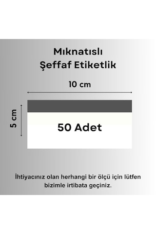 Şeffaf Etiket 50 Ad Pvc Magnet Etiketlik Mıknatıslı 10x5 Cm Raf Etiket Cebi