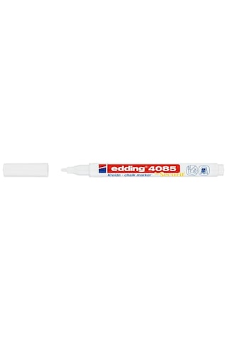 Edding 4085 Tebeşir Kalemi - Beyaz - 1 Tebeşir Kalemi - 1-2 Mm Yuvarlak Uçlu