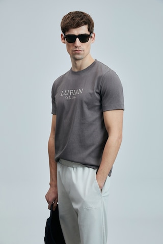Lufian 111020238 Love Modern Grafik T- Shirt Erkek Tişort Vizon