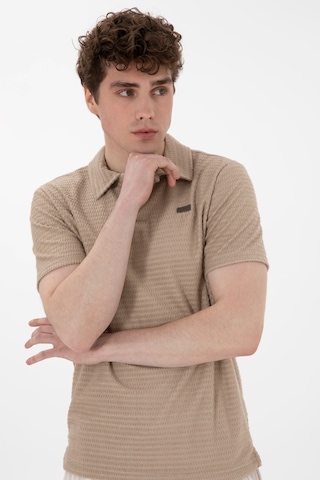 U.S. Polo Assn. Erkek Regular Fit Polo Yaka Bej Tişört 50299989-VR011