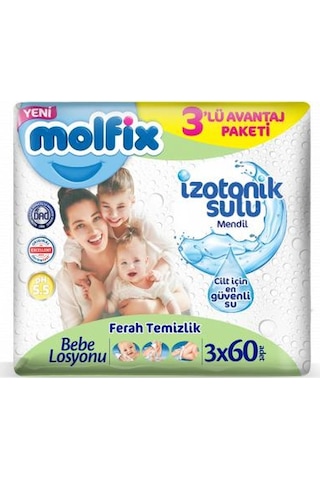 Molfıx Izotonık Sulu Ferah Islak Havlu 3 Lu Molfıx Izotonık Sulu Ferah Islak Havlu 3 Lu