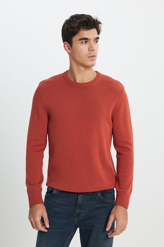 Regular Fit Normal Kesim Turuncu Triko Kazak L242474700 Turuncu