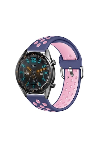 Ekılıf - Huawei Watch Gt3 46mm Uyumlu - Kordon Silikon Kordon Krd-10 - No7