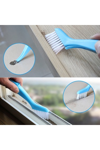 Fosenze Buzdolabı Ve Klima Temizlik Seti: Katlanır Mavi Fırça Ve Metal Kanat Tarağı İkili Paket