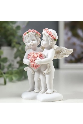 Nedetskij İç Mekan Figürü Kuzencikler Gül Kalp Şeklinde 296905668