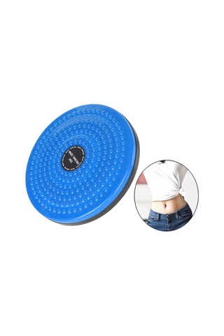 Dolıty Bel Büküm Tahta Plakası Fitness Egzersiz Masajı Mavi Mavi