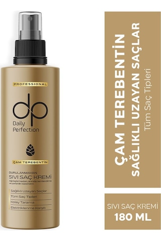 Dp Daily Perfection Çam Terebentin Durulanmayan Sıvı Saç Kremi 180 ML