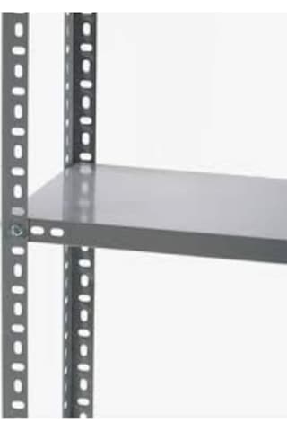 Raf Burada 4 Katlı Galvaniz Çelik Raf - Depo, Arşiv, Kiler, Dosya, Market Rafı-31x60x150 cm- 0.70 mm