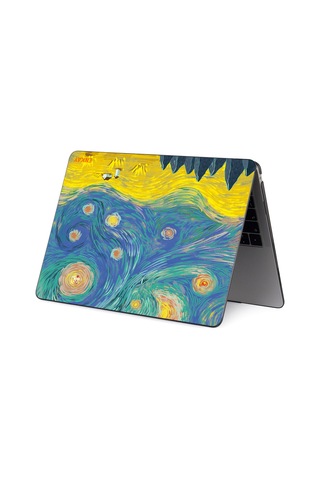 Macbook Pro 13" A2251/A2289/A2338 Desenli Koruyucu Laptop Kılıfı Alan