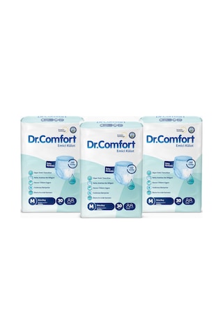 Dr.Comfort Yetişkin Emici Külot M 3 x 30'Lu 90 Adet