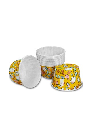 Kafem Muffin Kek Kapsülü Sarı Tavşan Desenli 50li X 5 Paket - K20 Sarı