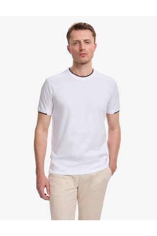 Pierre Cardin Erkek Beyaz Tişört 50327865-vr013