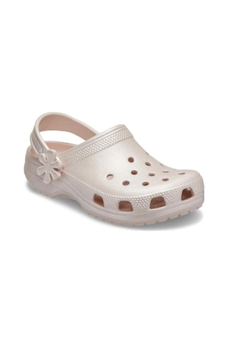 Crocs 212814-6ur Classıc Pearl Shıne Clog Çocuk Spor Terlik Sandalet Bej