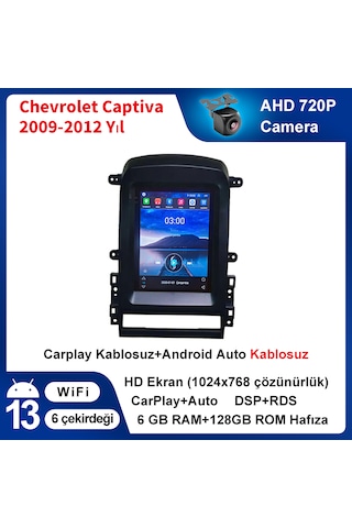 Chevrolet Captiva 2009-2012 Yıl Multimedya 6gb Ram 128gb Rom