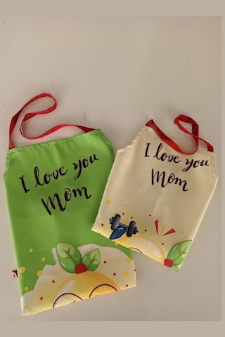 Ays Home Limon Desen Anne Çocuk Mutfak Önlüğü Seti
