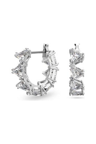 5632467 Swarovski Küpe Millenia:Pe Hoop Triangle White/Rhs Gümüş