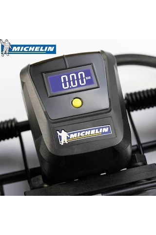 Michelin Mc12208  Dijital Basınç Göstergeli Ayak  Pompası