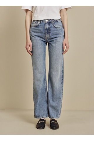 Brooks Brothers Mavi Kadın %100 Pamuk Denim Pantolon Bbss26fdp003