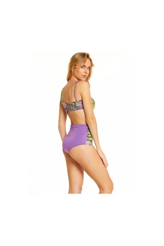Angbutik Argento 01-1344-1121 Kadın Tek Omuz Bikini Mor