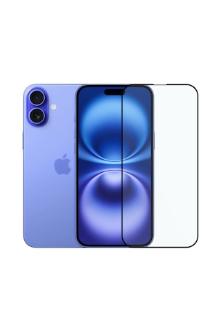 Safeus Tam Kaplayan Parmak İzi Bırakmayan Safir Ekran Koruyucu Cam , Apple Uyumlu iPhone 16 Plus İle