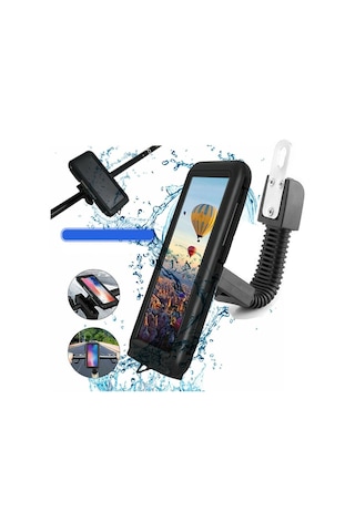 Tristar Motosiklet Telefon Tutucu Bisiklet Telefon Tutucu Su Geçirmez Suporte