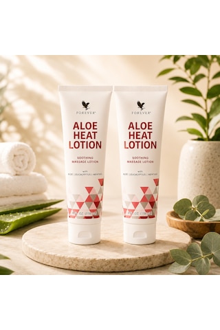 Forever Living Aloe Heat Lotion 2 x 118 ML