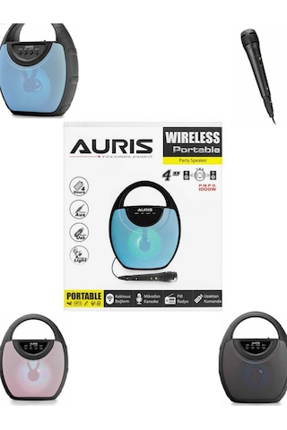 Auris Bluetooth Radyolu Ses Bombası Speaker ARS-K25