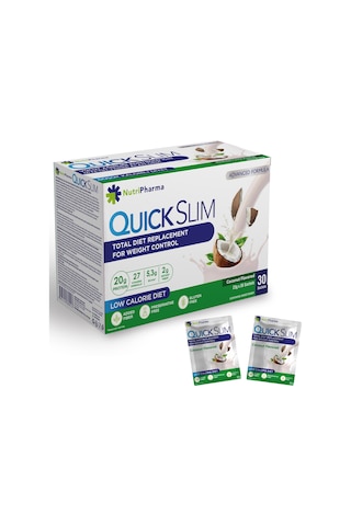 Quick Slim Öğün Yerine Geçen Shake-hindistan Cevizi-30 Saşe