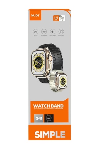 Newface - 578 - Apple Watch Uyumlu 42mm Ascend Metal Kordon - Csmo-tex - - Gri