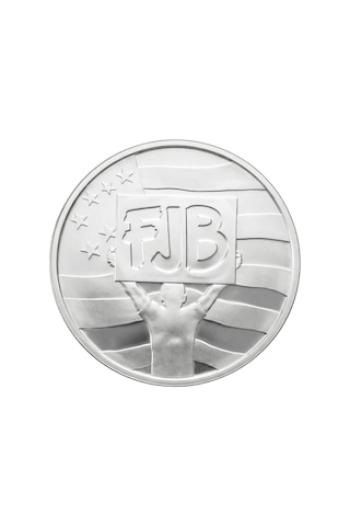 AgaKulche FJB Lets Go Brandon Gümüş Sikke Coin