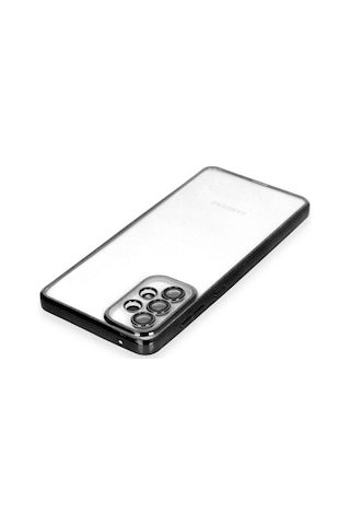 Samsung Galaxy Uyumlu, A73 5g Kılıf Razer Lensli Silikon - Siyah