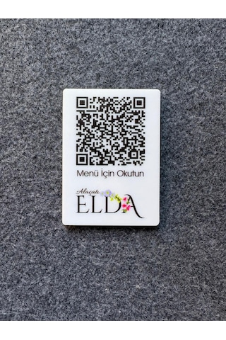 10 Adet Pleksi Qr Menü Otel, Bar, Cafe, Restaurant Barkod Masaüst