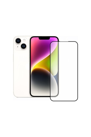 Apple Uyumlu   iPhone 14 Plus Ekran Koruyucu Seramik Nano 9D Tam Kaplama