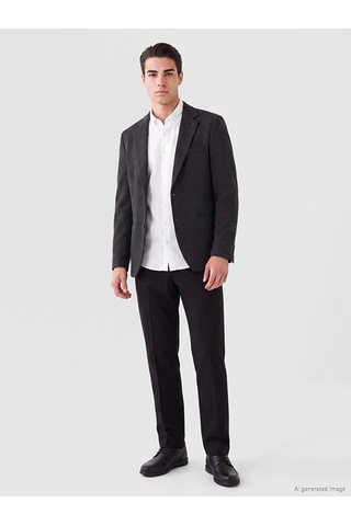 Lcw Busıness Siyah Slim Fit Erkek Blazer Ceket