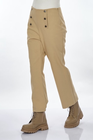 Unique Mode Bol Paça Bej Kadın Pantolon Uw244008 001
