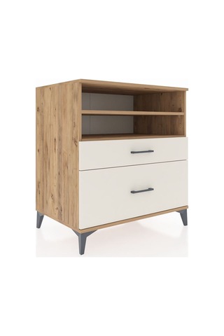 Kronos Şifonyer 2 Raflı 2 Çekmeceli 88x59x96 Çam-aytaşı Çam