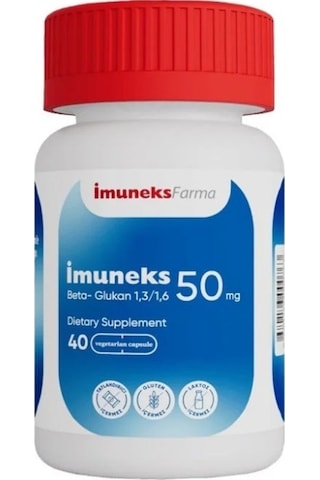 Imuneks Beta Glukan 50 mg 40 Kapsül