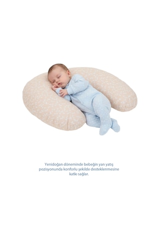 Babyjem Emzirme Ve Destek Minderi Somon Çiçek