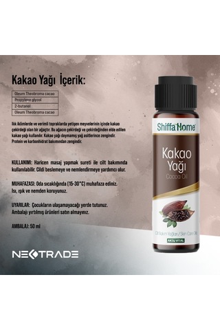 Aksu Vital Shiffa Home Kakao Yağı 50 ML