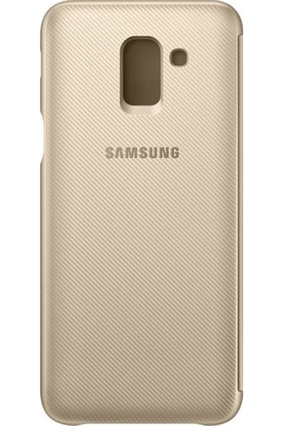 Galaxy J6 2018 İle Uyumlu Wallet Cover Kılıf Altın Ef-wj600cfegww Gold