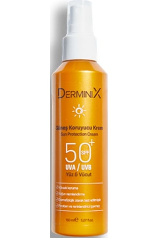 Derminix Yüksek Koruma Yüz ve Vücut Güneş Kremi SPF50+ 150 ML