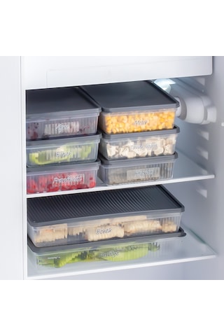 Porsima 1101 Dikdörtgen No-Frost Derin Dondurucu Saklama Kabı 12'li