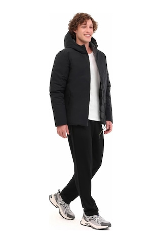 Lumberjack Ml Lucas Coat 1n55 5pr Erkek Şişme Çift Yönlü Mont Siyah