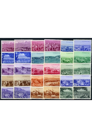 Pul Koleksiyonu,1958/60 Memleket Serisi,134 Pul Tam Seri,ASB-5062